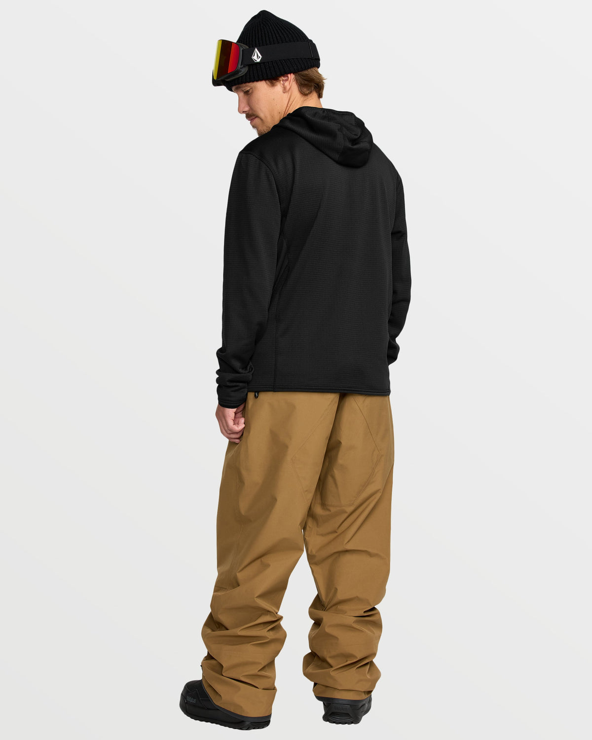 Men's Gridlock Hooded Fleece Pullover Black - Volcom