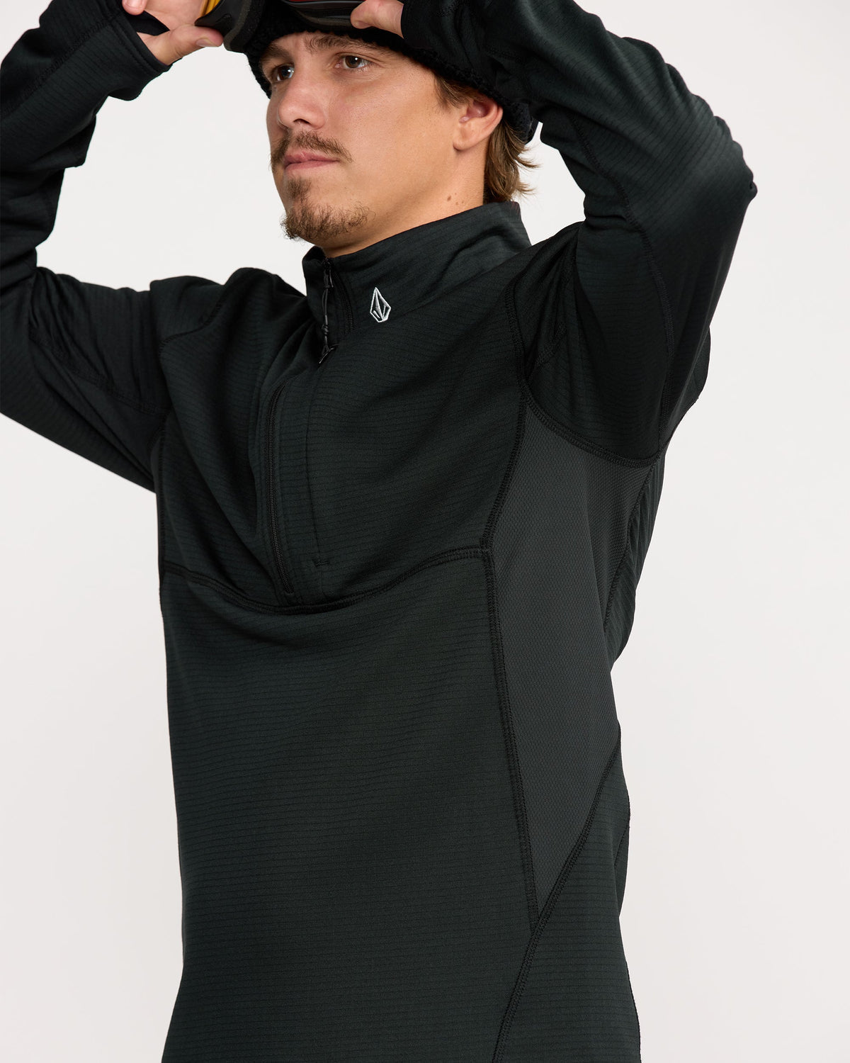 Men's Gridlock Mockneck Black - Volcom