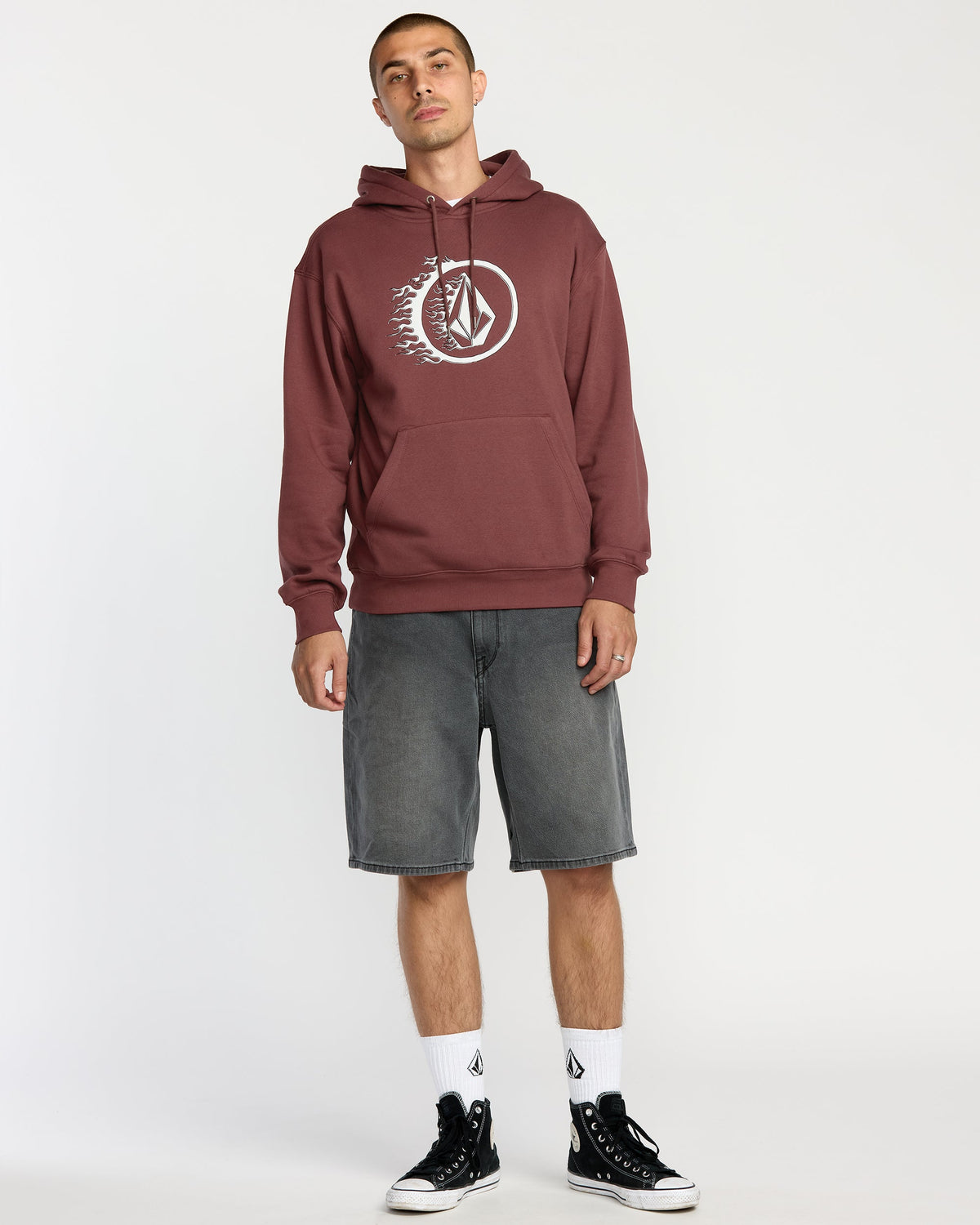 Men's Volstoned Pullover Merlot - Volcom