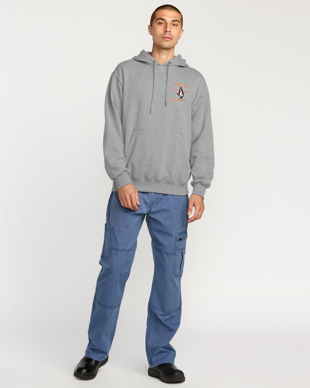 Men's Workwear Pullover Heather Grey - Volcom