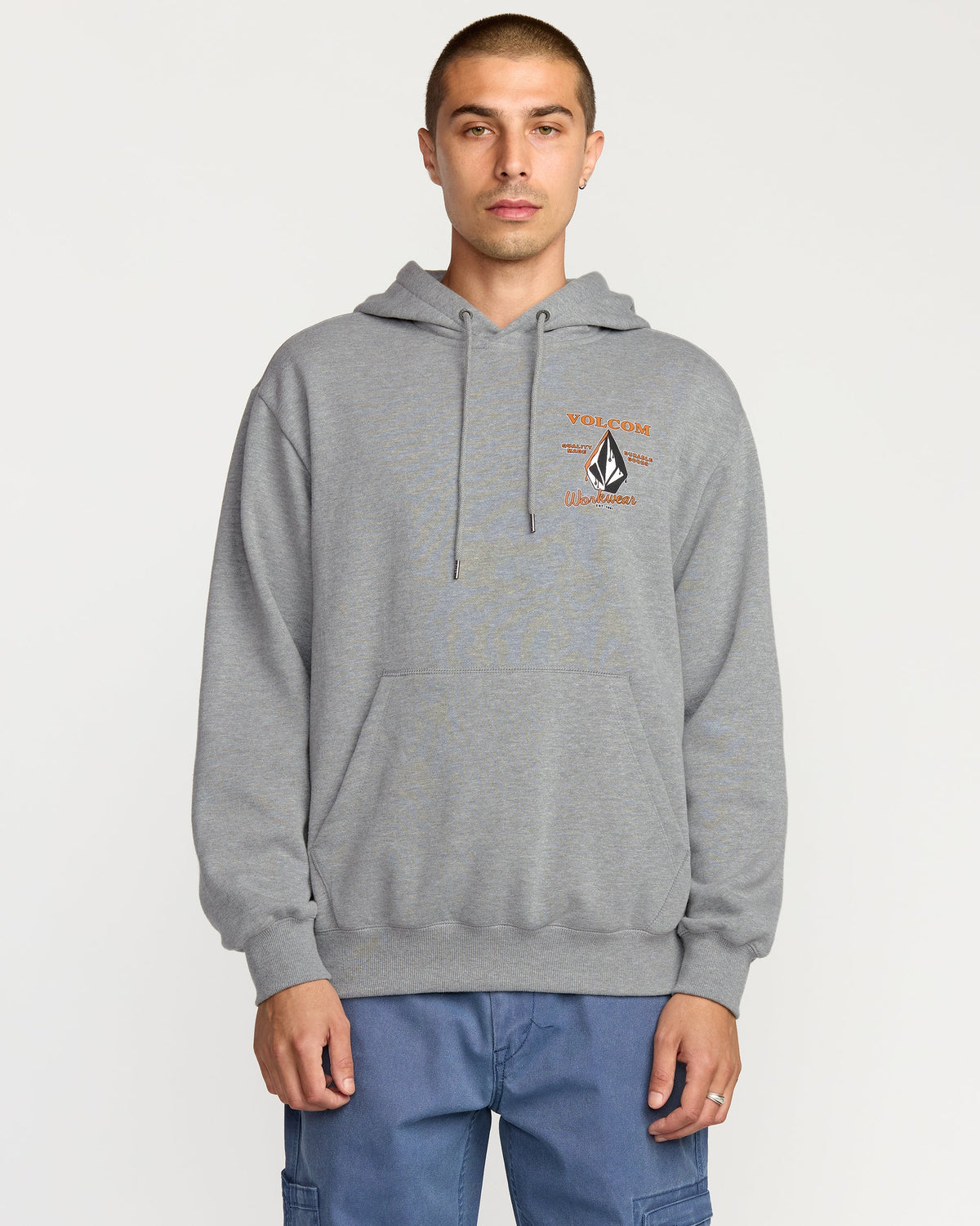 Men's Workwear Pullover Heather Grey - Volcom
