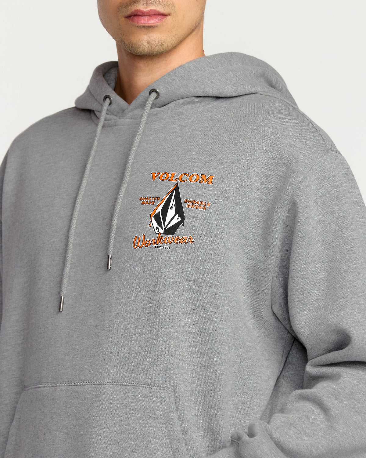 Men's Workwear Pullover Heather Grey - Volcom