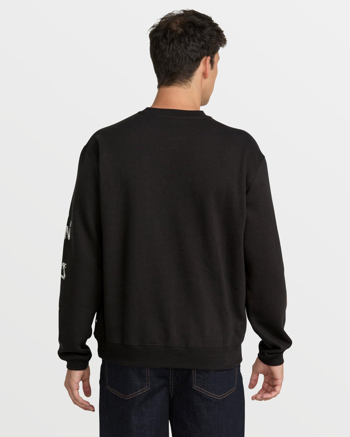 Men's Never Ends Crew Sweatshirt Stealth - Volcom