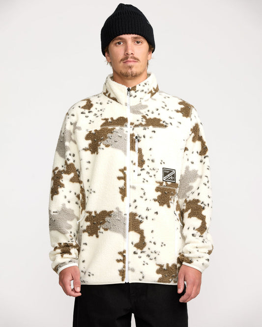 Men's Nelson Sherpa Full Zip White - Volcom