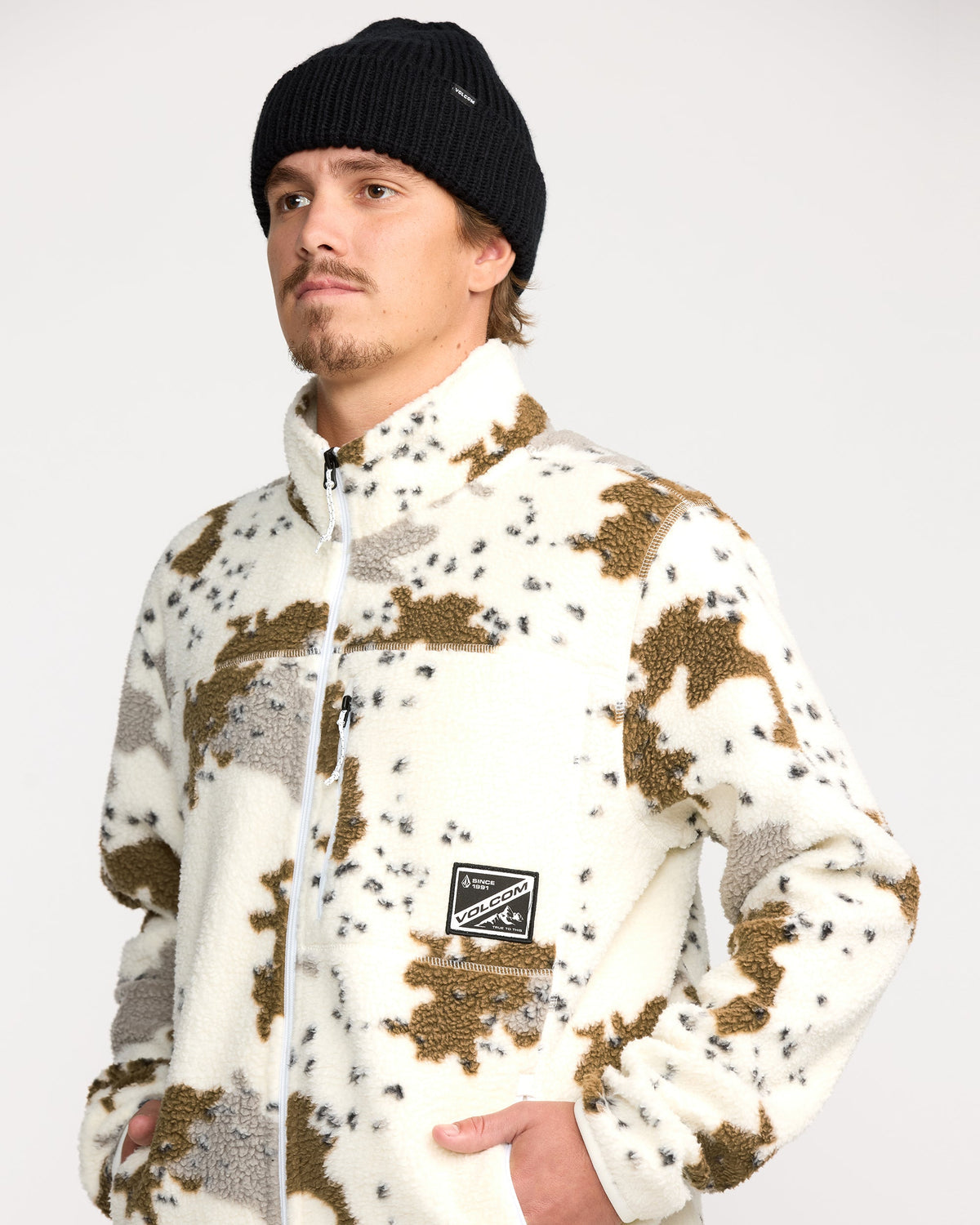 Men's Nelson Sherpa Full Zip White - Volcom