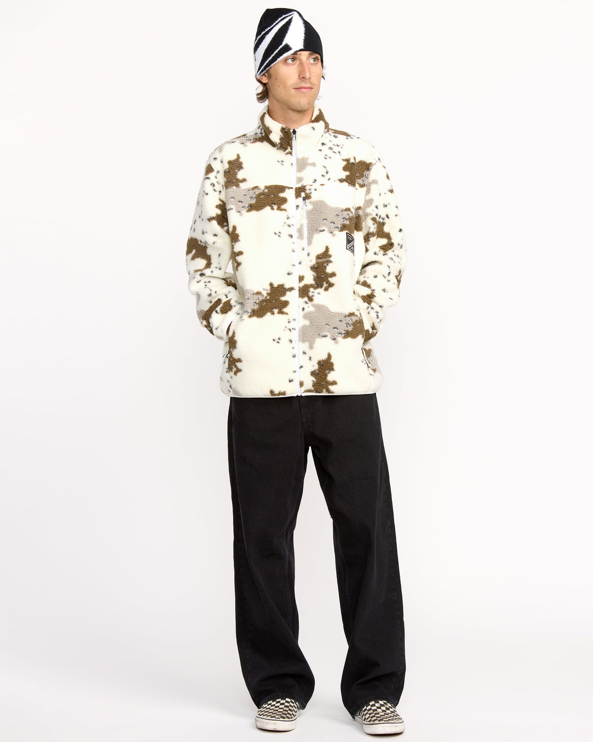 Men's Nelson Sherpa Full Zip White - Volcom
