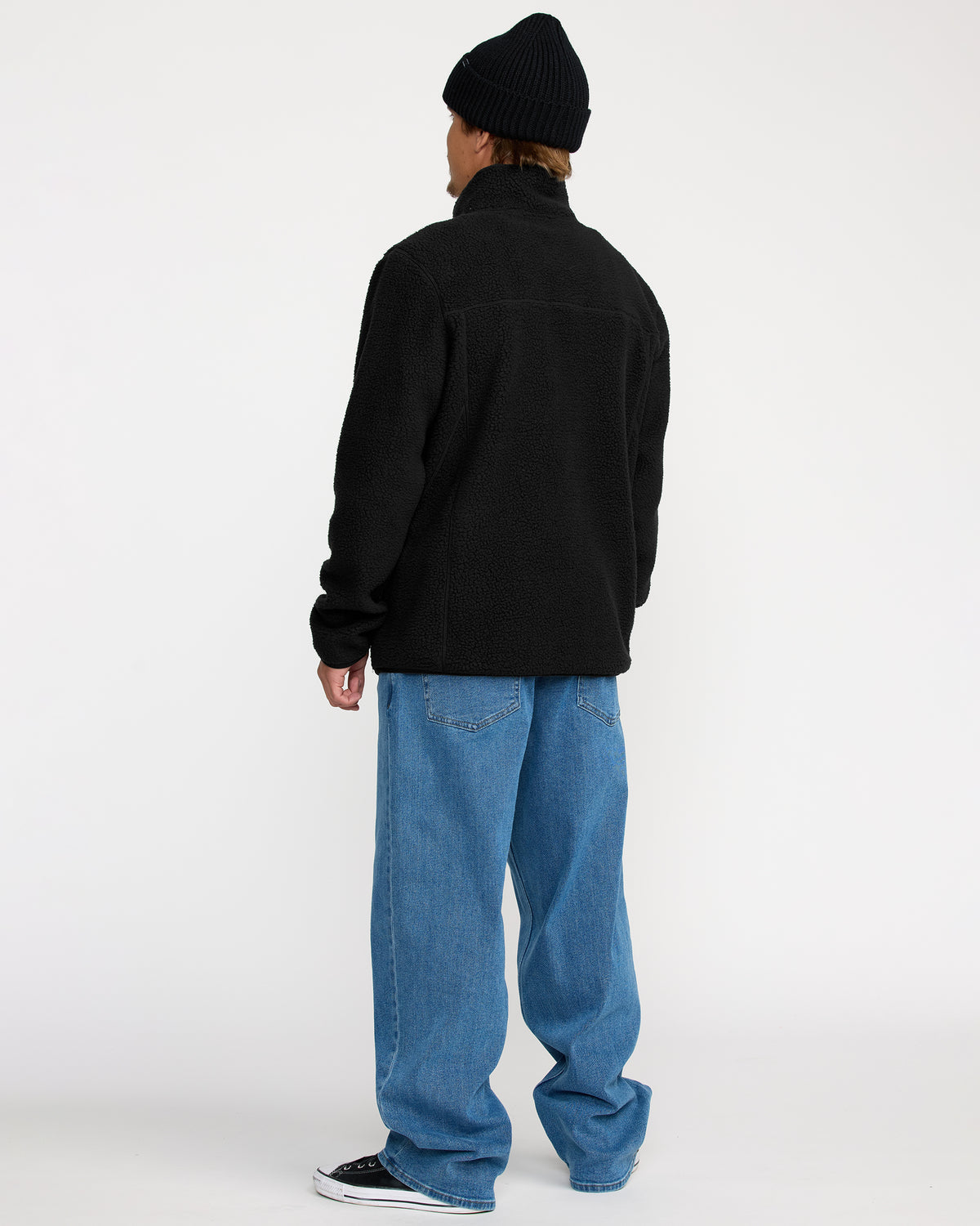 Men's Nelson Sherpa Full Zip Black - Volcom