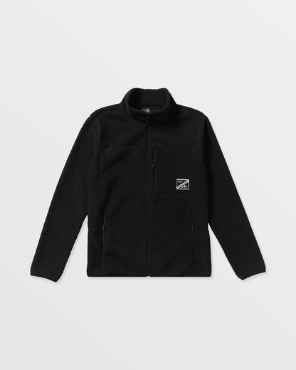 Men's Nelson Sherpa Full Zip Black - Volcom