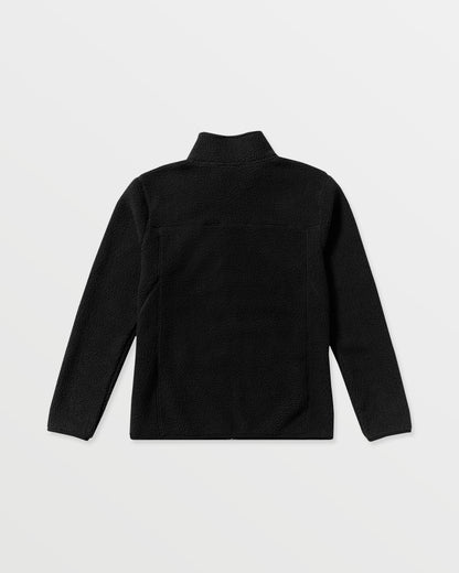 Men's Nelson Sherpa Full Zip Black - Volcom