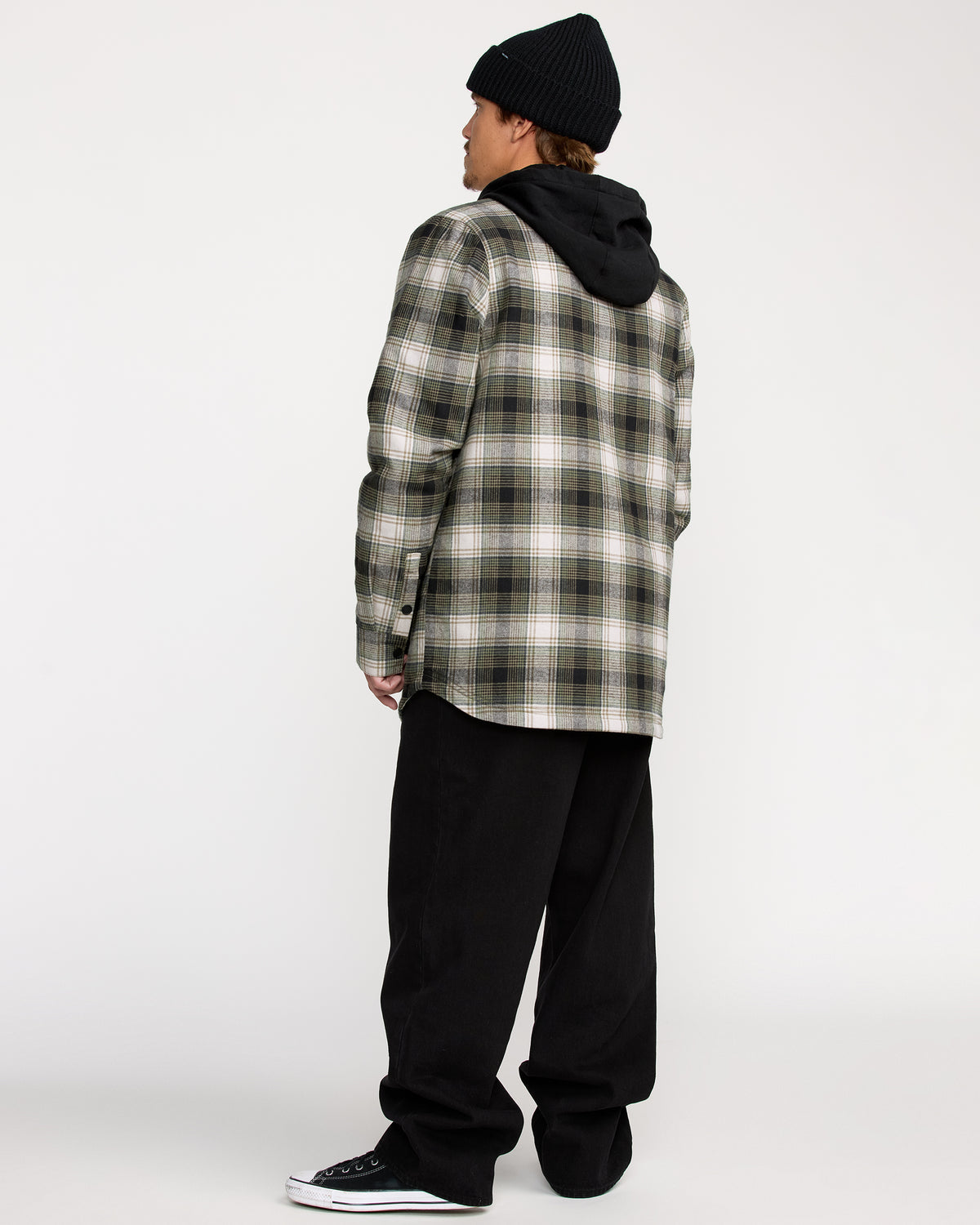 Men's Kenson Insulated Flannel Black Green - Volcom