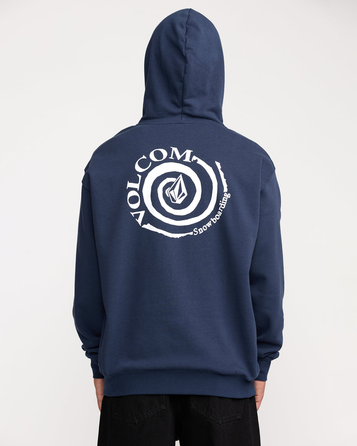Men's Essential Hoodie Deep Blue - Volcom