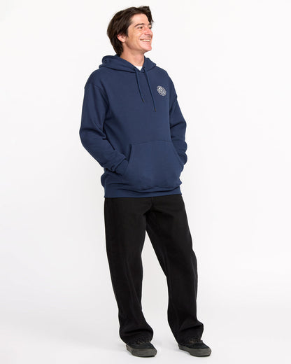 Men's Essential Hoodie Deep Blue - Volcom