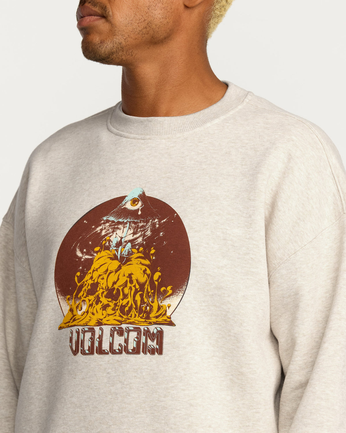 Men's Featured Artist Callum Rooney Crew Dust Heather - Volcom
