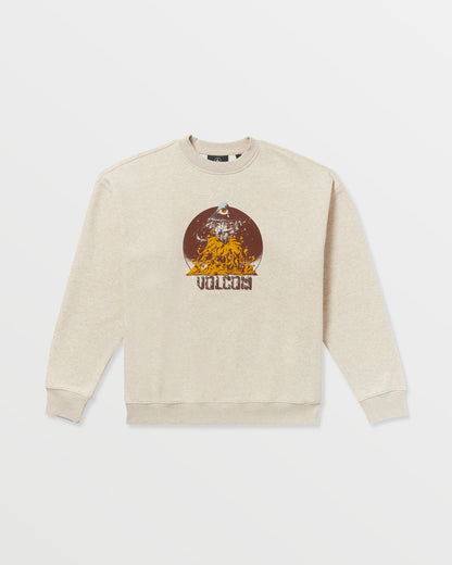 Men's Featured Artist Callum Rooney Crew Dust Heather - Volcom