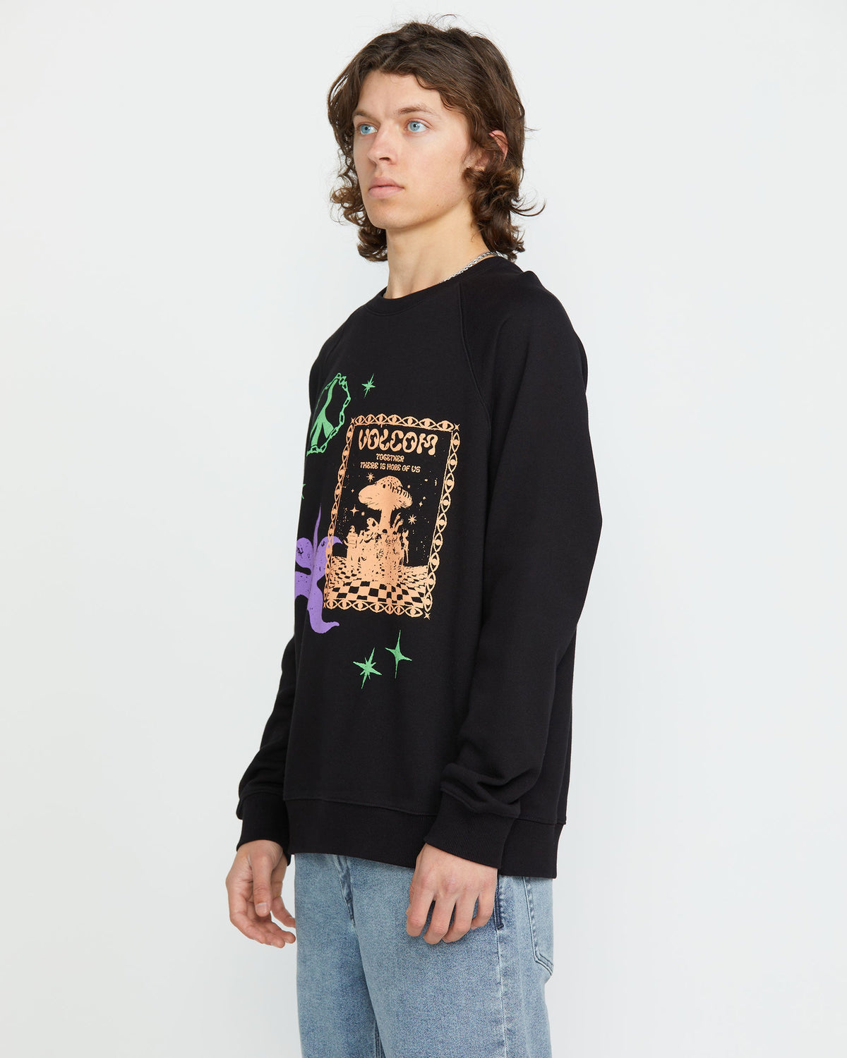Men's Featured Artist F Rygalski Crew Black - Volcom