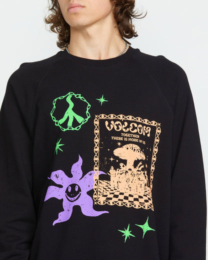 Men's Featured Artist F Rygalski Crew Black - Volcom