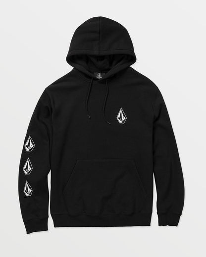 Men's Iconic Stone Hoodie Black - Volcom