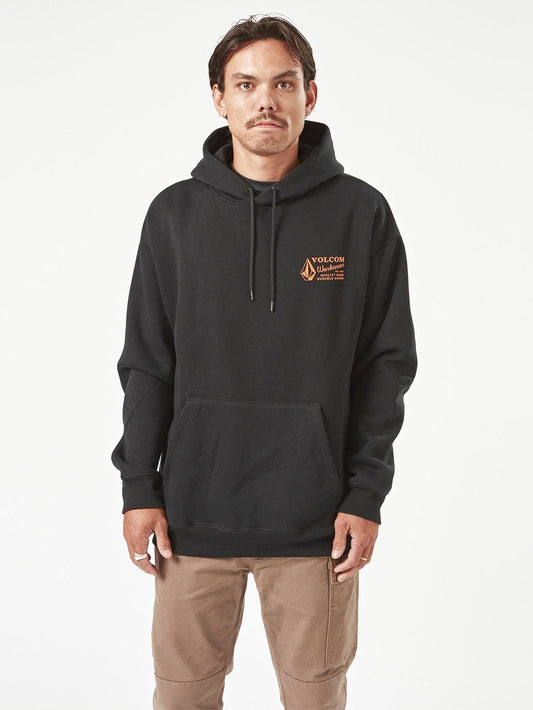 Men's Volcom Workwear Pullover Hoodie Black - Volcom