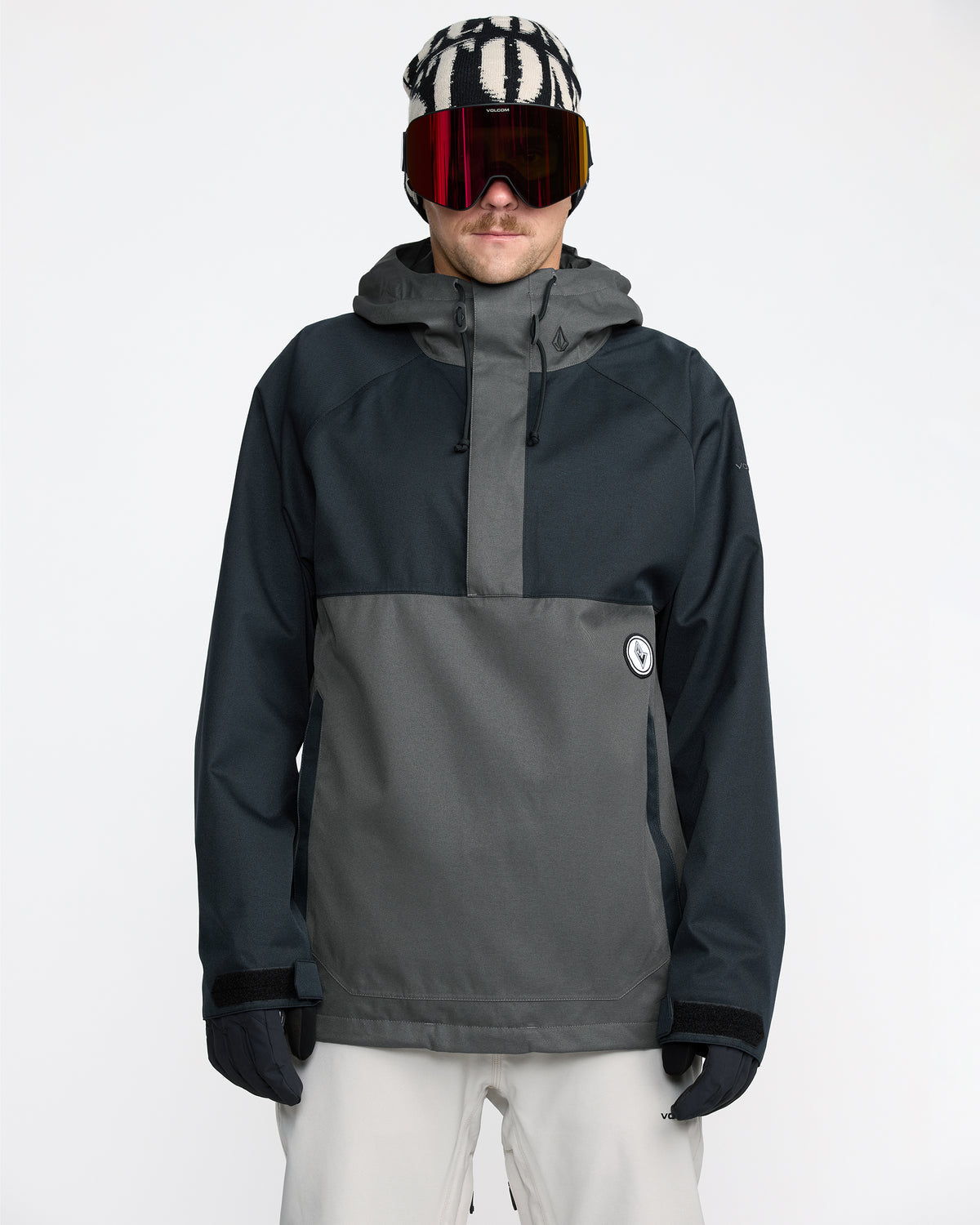 Men's Hossegor 20K Pullover Black - Volcom