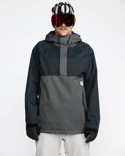 Men's Hossegor 20K Pullover Black - Volcom