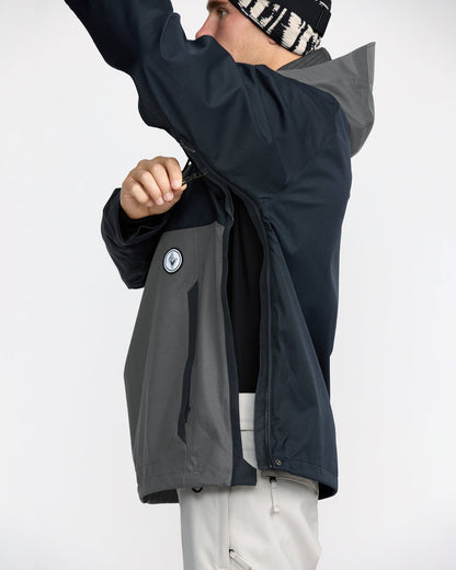 Men's Hossegor 20K Pullover Black - Volcom