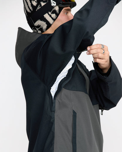 Men's Hossegor 20K Pullover Black - Volcom