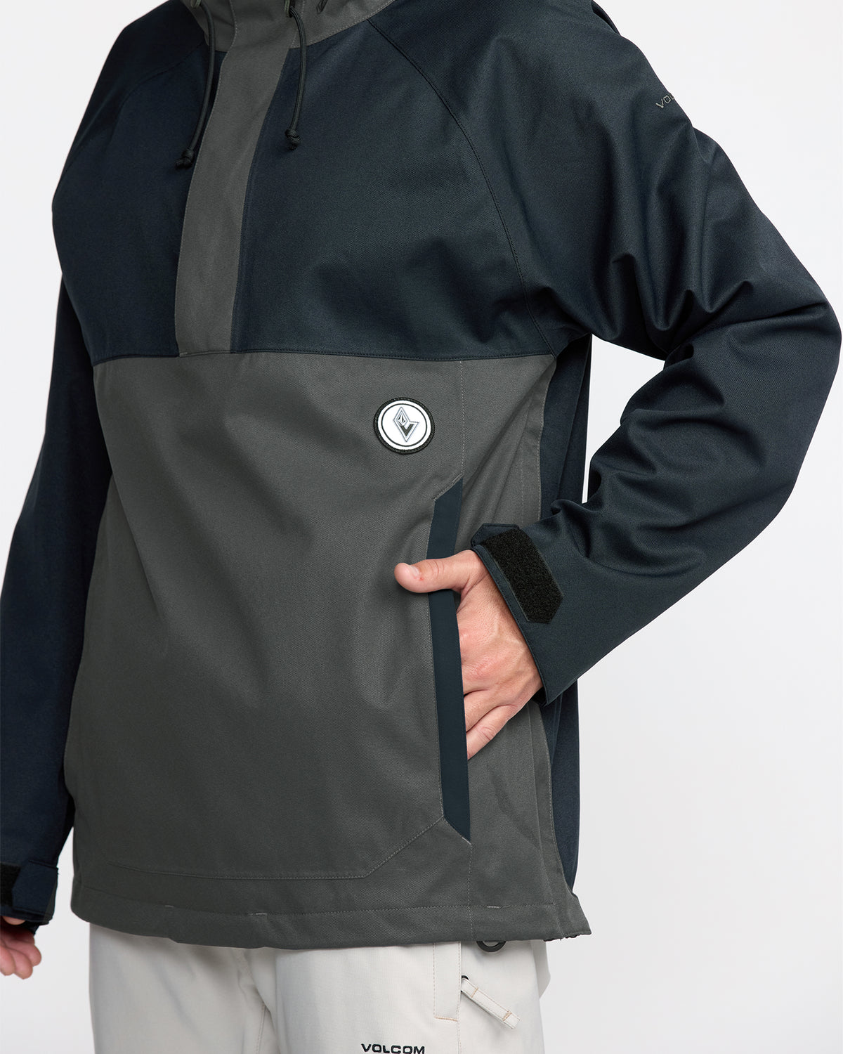 Men's Hossegor 20K Pullover Black - Volcom