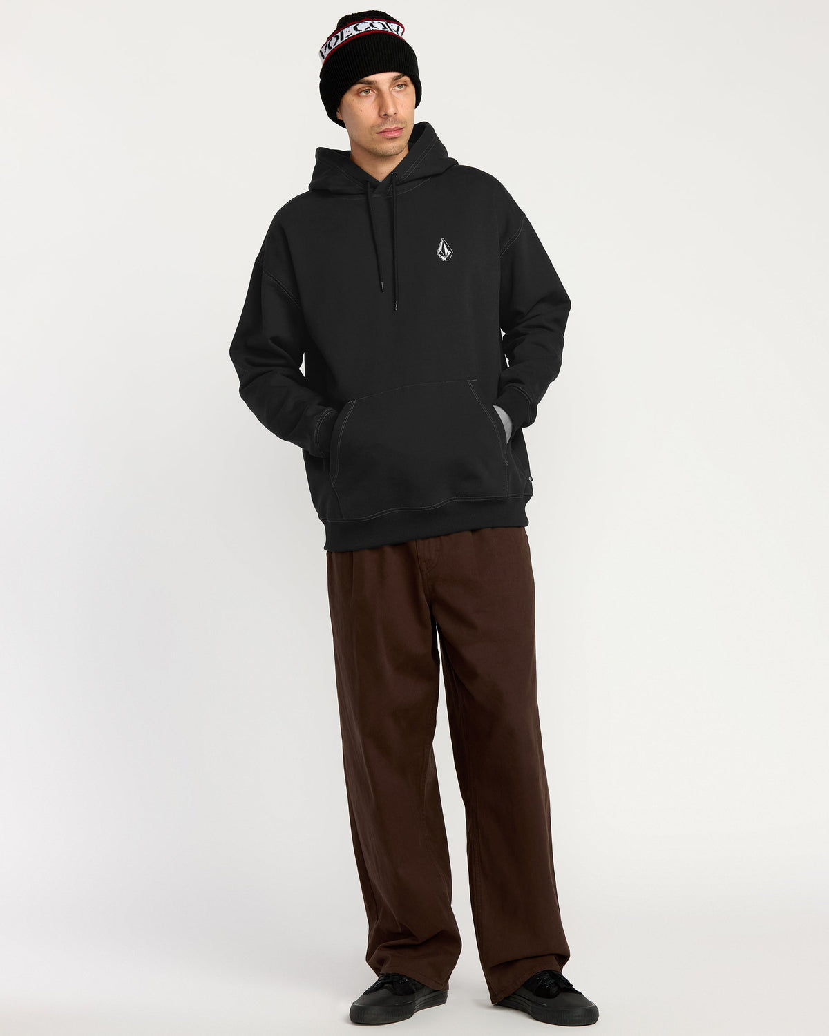 Men's Skidder Pullover Black - Volcom