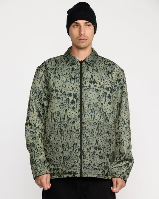 Men's Fakie Reversible Jacket Black - Volcom