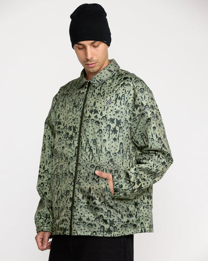 Men's Fakie Reversible Jacket Black - Volcom