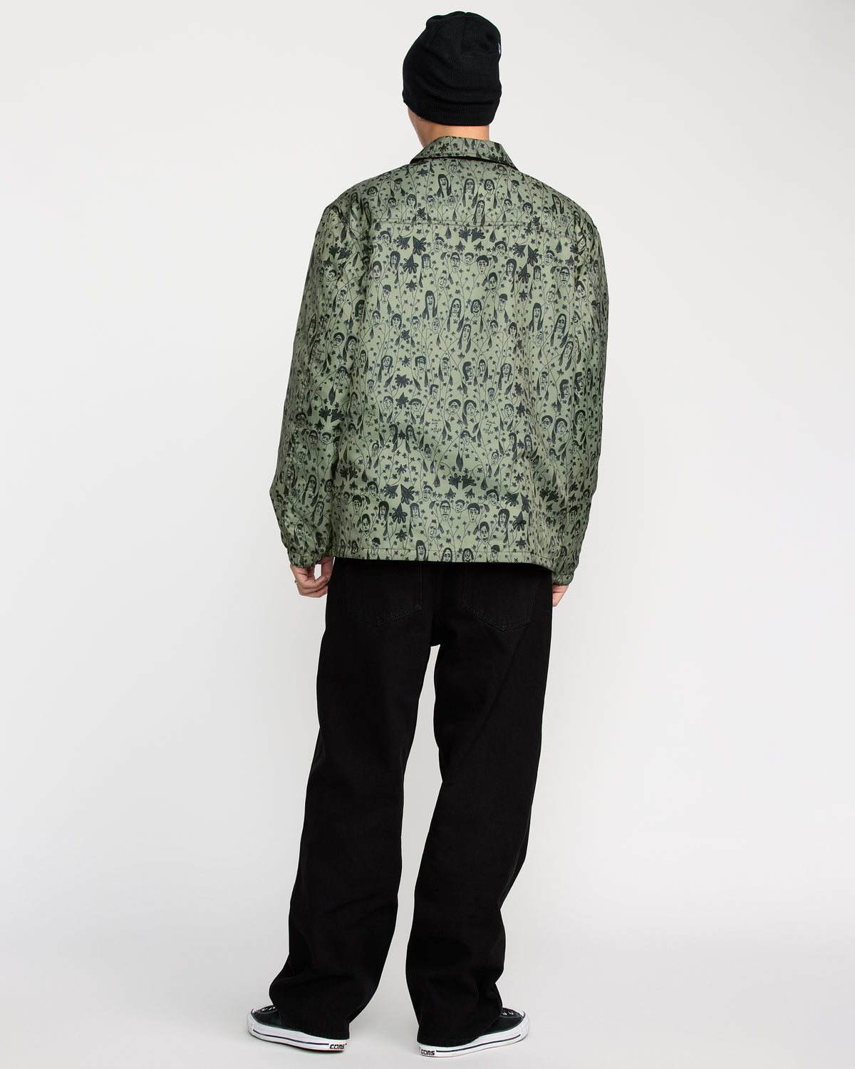 Men's Fakie Reversible Jacket Black - Volcom