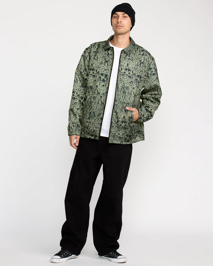 Men's Fakie Reversible Jacket Black - Volcom