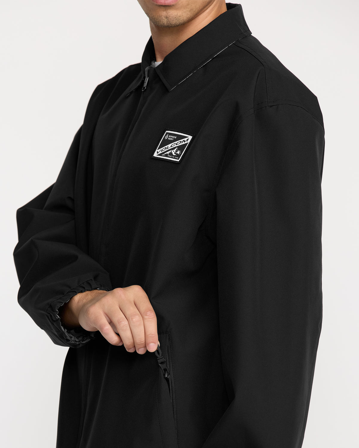 Men's Fakie Reversible Jacket Black - Volcom
