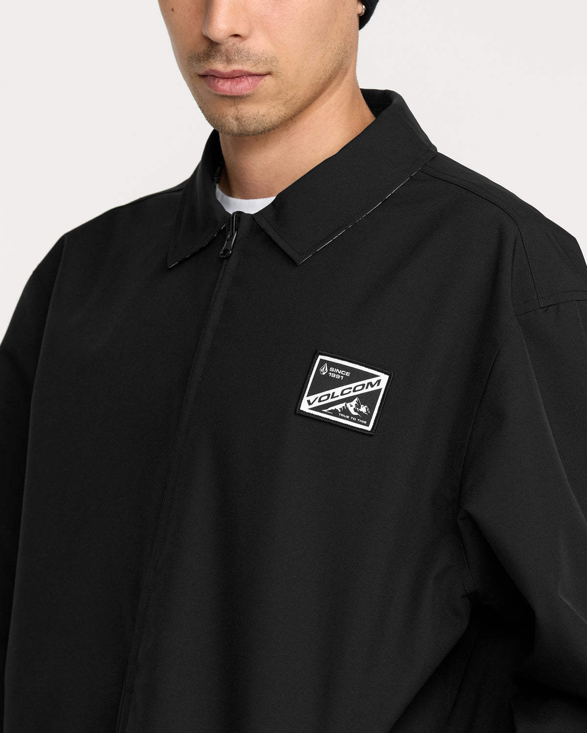 Men's Fakie Reversible Jacket Black - Volcom