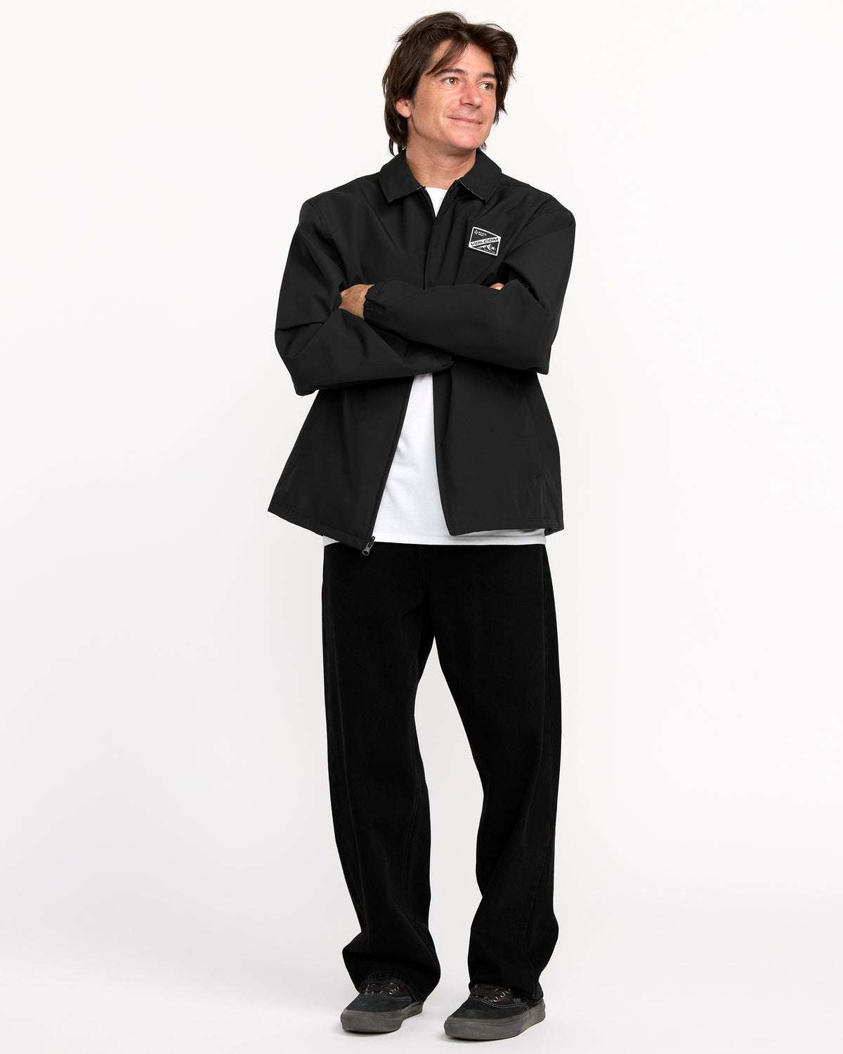 Men's Fakie Reversible Jacket Black - Volcom