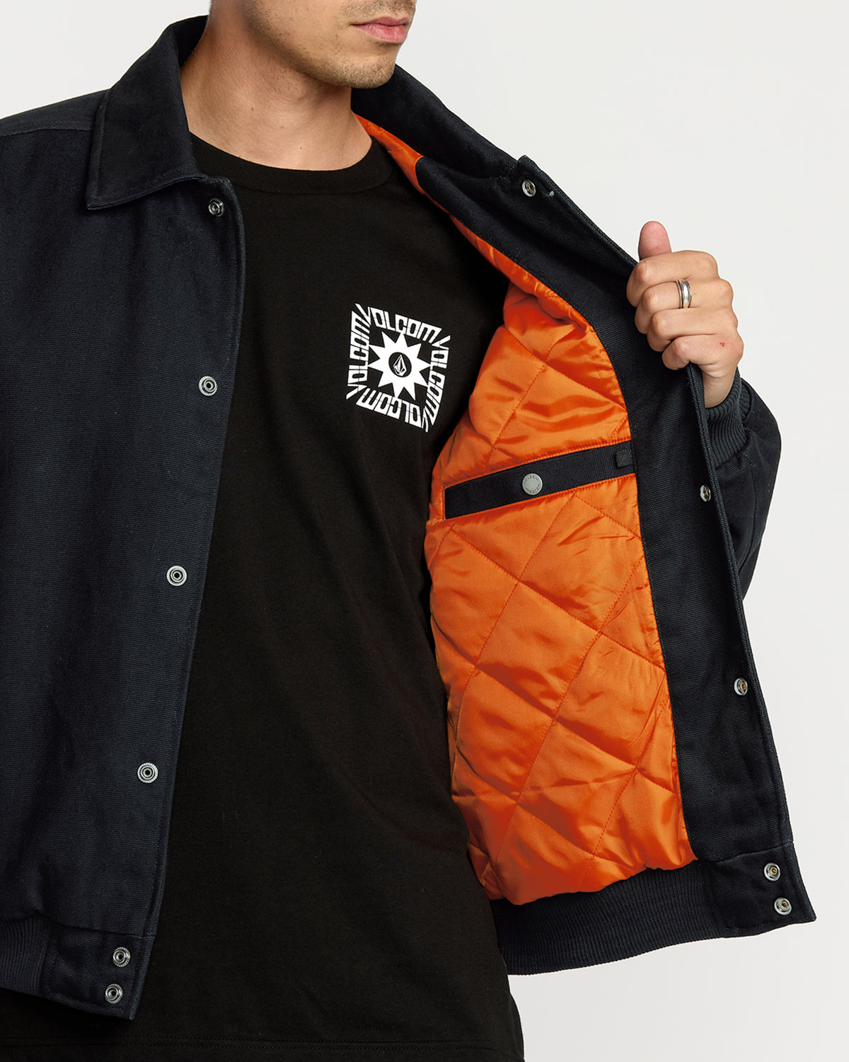 Men's Highsiders Jacket Black - Volcom
