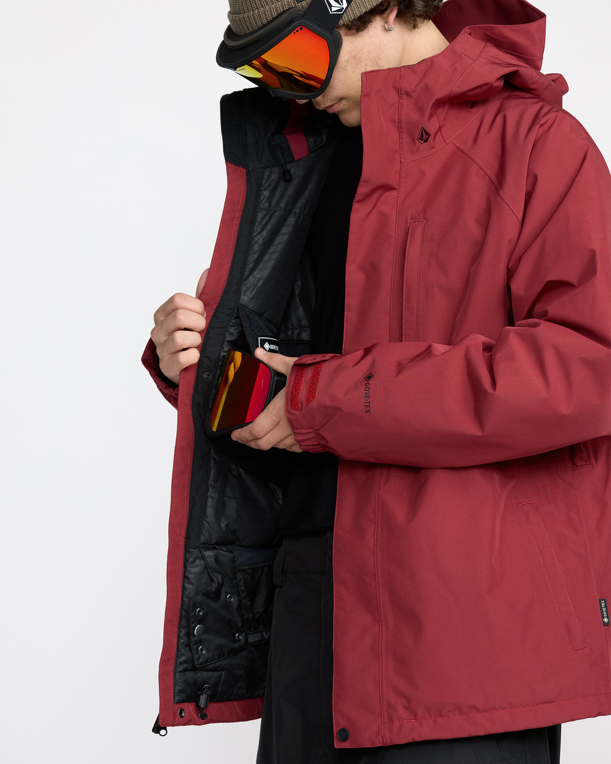 Men's Dua Gore-Tex Jacket Burnt Red - Volcom