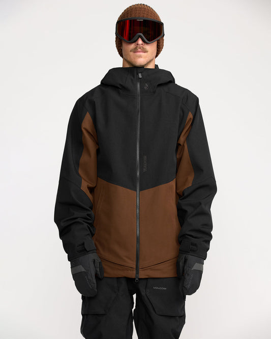 Men's Brighton Full Zip Jacket Brown - Volcom