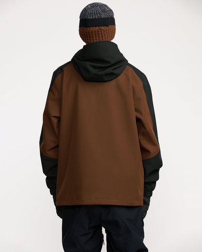 Men's Brighton Full Zip Jacket Brown - Volcom
