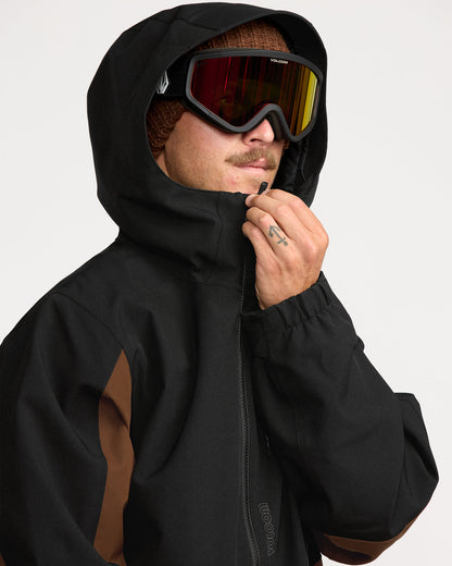 Men's Brighton Full Zip Jacket Brown - Volcom