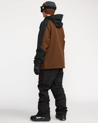 Men's Brighton Full Zip Jacket Brown - Volcom