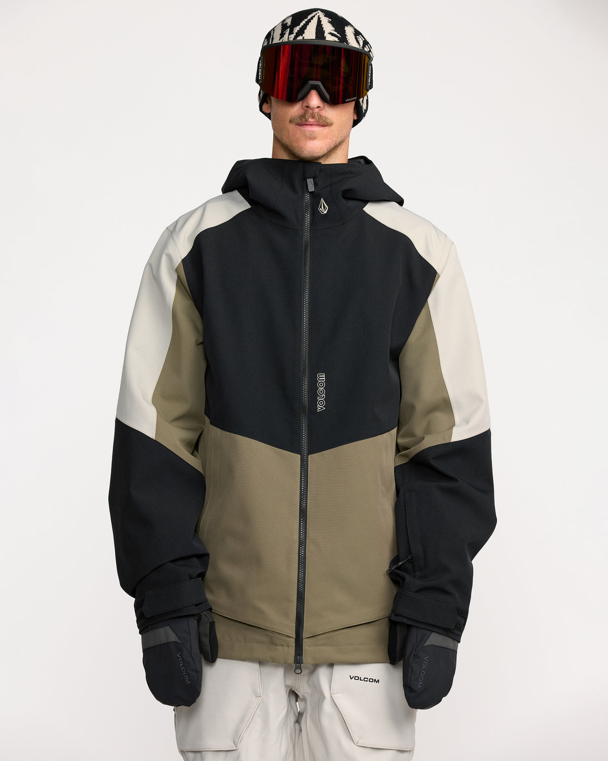 Men's Brighton Full Zip Jacket Military - Volcom