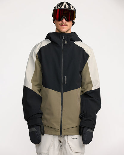Men's Brighton Full Zip Jacket Military - Volcom