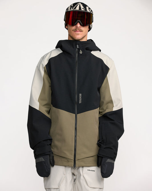 Men's Brighton Full Zip Jacket Military - Volcom