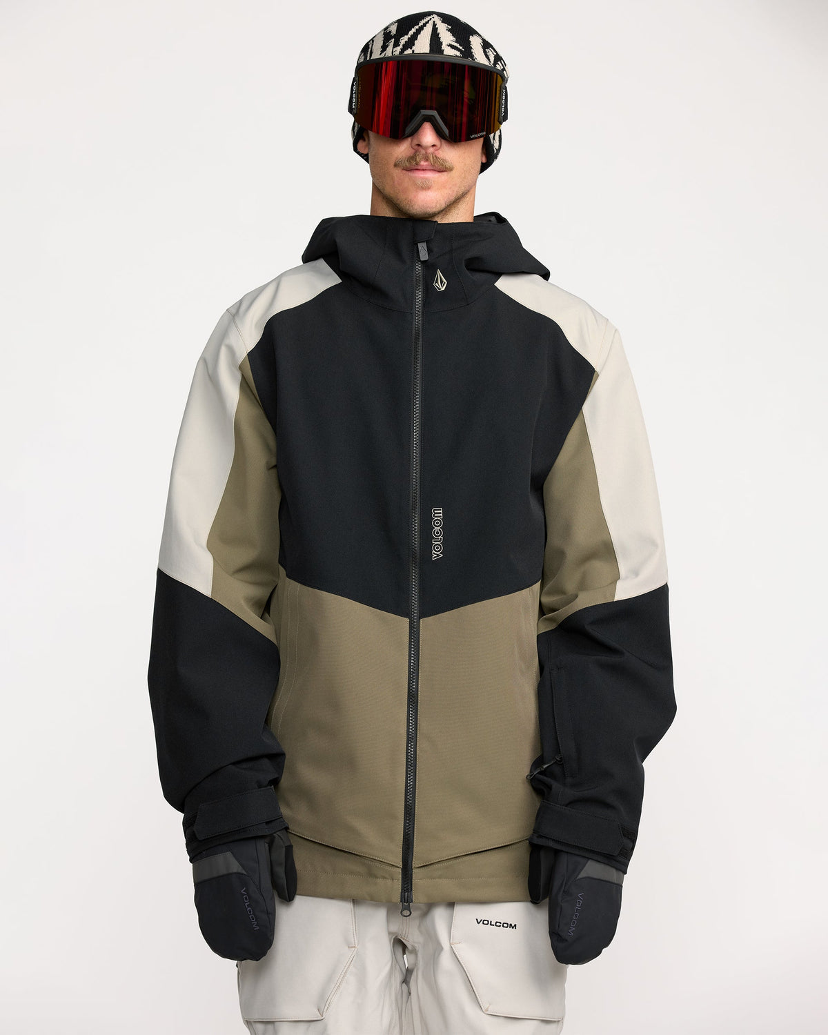 Men's Brighton Full Zip Jacket Military - Volcom