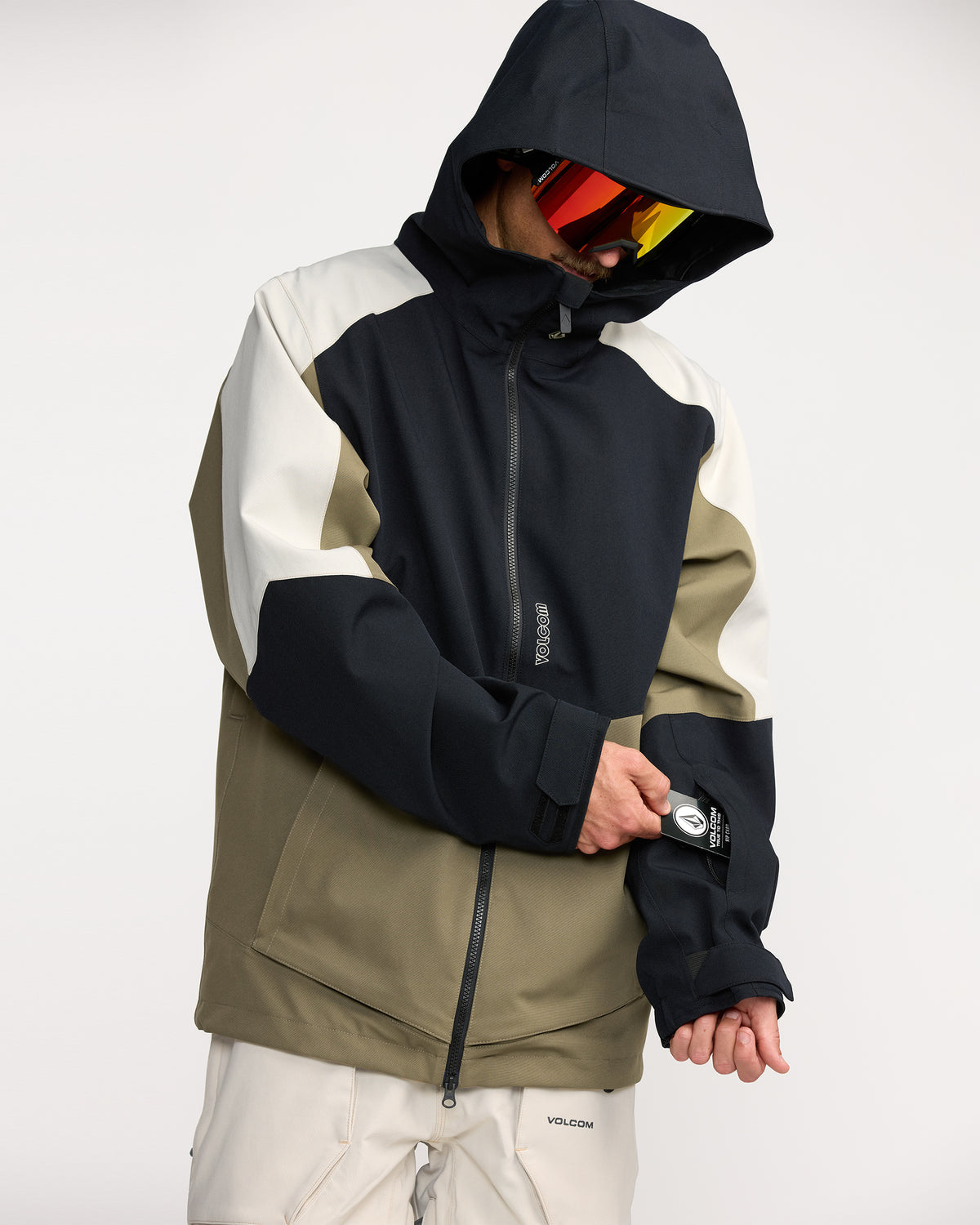 Men's Brighton Full Zip Jacket Military - Volcom