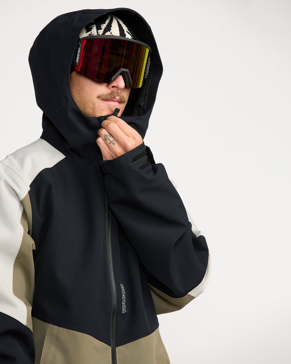 Men's Brighton Full Zip Jacket Military - Volcom