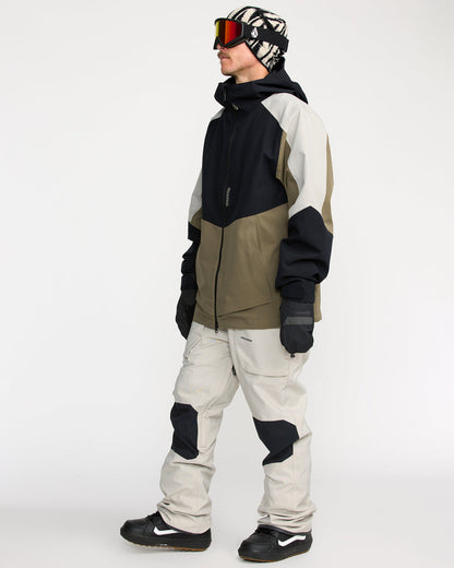Men's Brighton Full Zip Jacket Military - Volcom