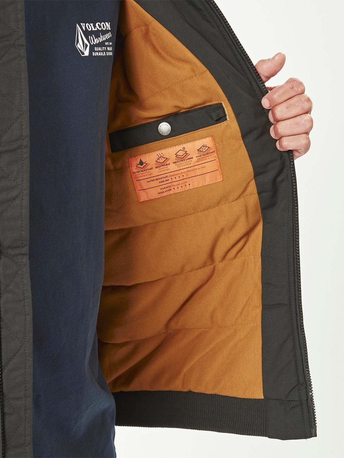 Men's Volcom Workwear Jacket Black - Volcom