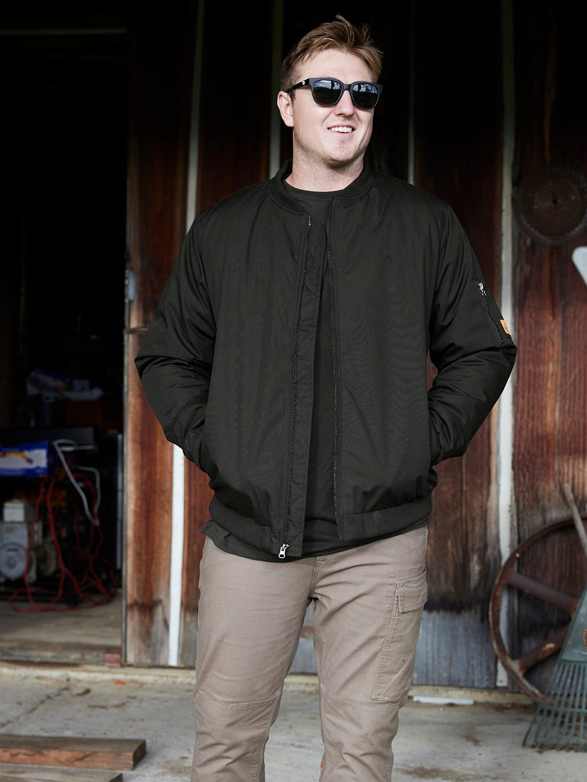 Men's Volcom Workwear Jacket Black - Volcom